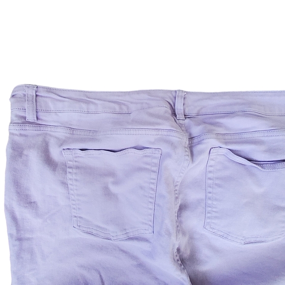 Chaps Lavender Skinny Ankle Jeans - Picture 6 of 10